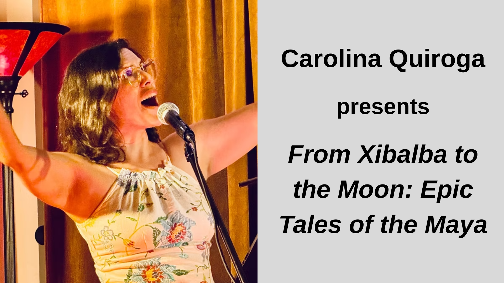 Storyteller Carolina Quiroga